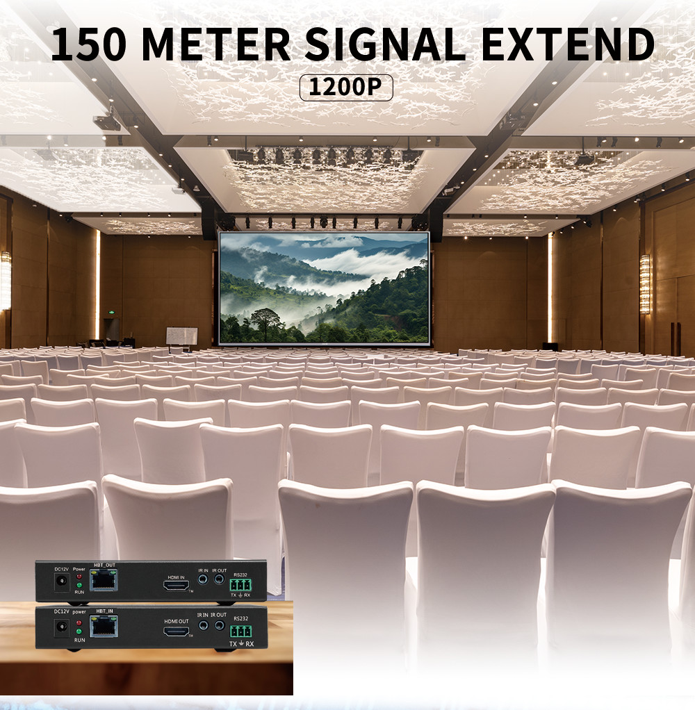 DC 12V Network HDMI Extender 150M HDMI Video Transmitter BIT-Ex-HBT-150