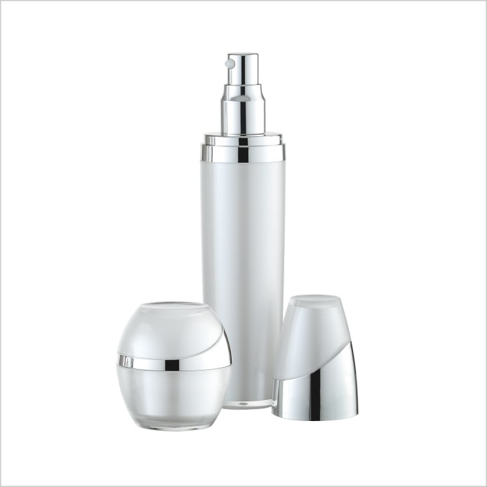 Plastic Acrylic Lotion Pump Containers Recyclable Empty Lotion Packaging