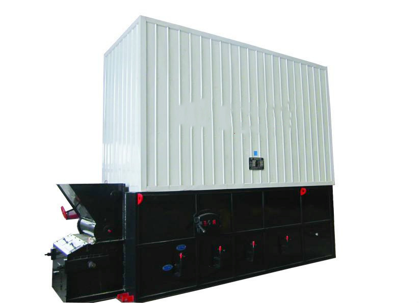 Commercial Organic Biomass Thermal Oil Boiler Fire Tube Four Sided Low Consumption