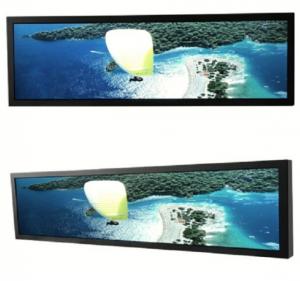 China Industrial Taxi Bus Stretched LCD Screen Railway Digital Signage AC100~240V 50 /60 HZ on sale