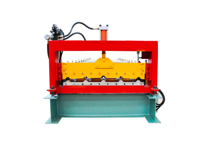 Industrial Sheet Metal Roll Forming Machines PLC Control System Size 9.6*1.2*1.5m