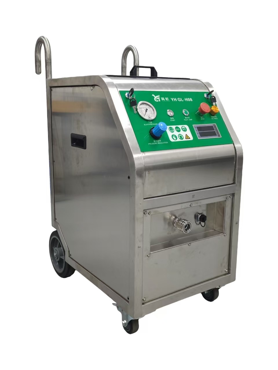 Effective Dry ice cleaning machine  for large  engineering equipment cleaning solution