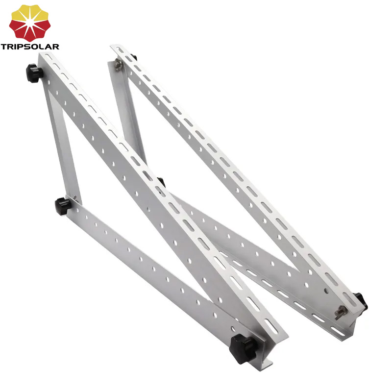 Long-lasting Adjustable Tilt Range Solar Brackets for Metal Roof 25 Years Life Span