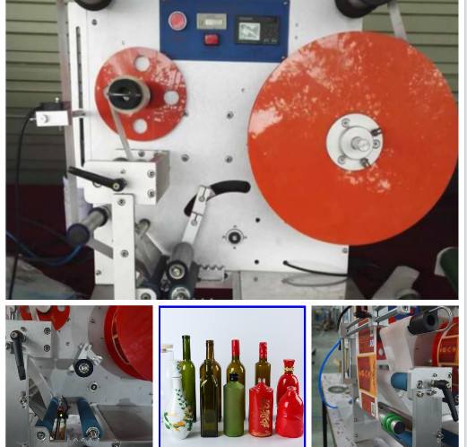 Semi Automatic Pneumatic Labeling Machine For Round Bottle