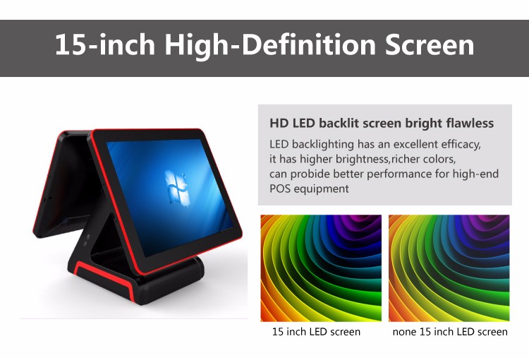 Restaurant/Coffee/Cloth Shop AIO TPV Monoblocks with J1900 CPU and 15'' Touch Screen