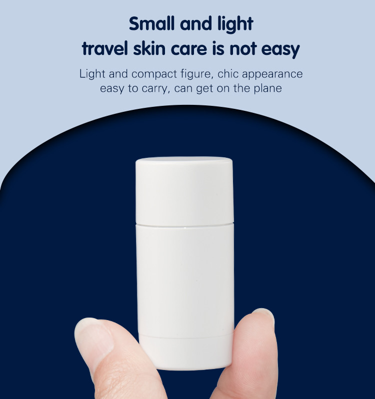6g Mini AS Gel Deodorant Containers Packaging For Deodorant Sticks