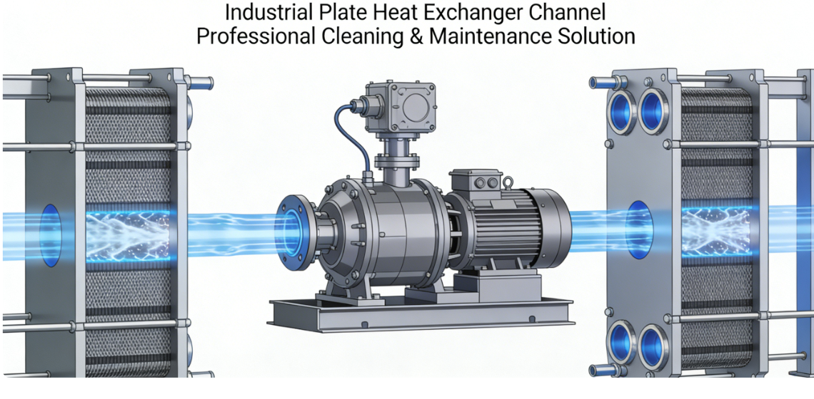 Horizontal Precision Flushing Pump For Industrial Plate Heat Exchanger Channel Professional Cleaning And Maintenance Solution