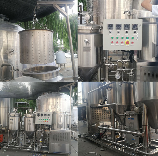 Diy Brewhouse Craft Beer Brewing Equipment Sus 304 Turnkey With Fermenter