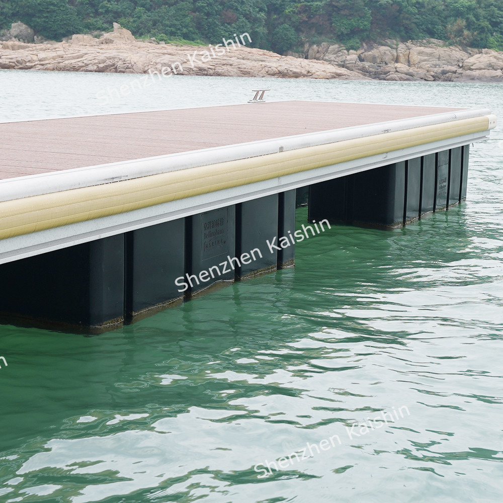 Marine Floating LLDPE Dock Floater Modular EPS Foam Floating Pontoon Dock