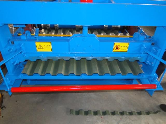 Quality 7.5Kw Hydraulic Power Crimping Curving Roof Tile Roll Forming Machine Chian Transmission and Fully Automatic