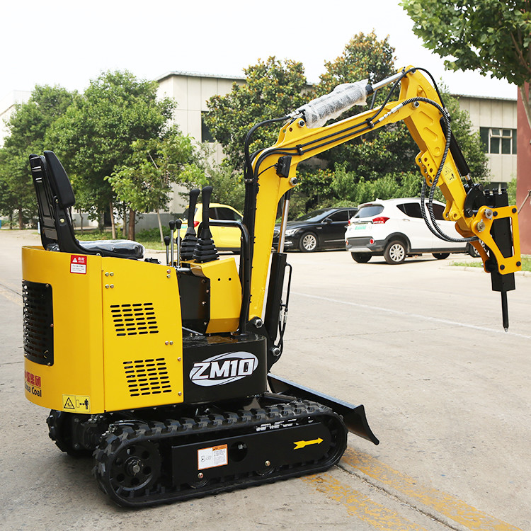 Farmland 1t Small Digger Maximum Excavation Height 2620mm Agricultural Track Mini Excavator