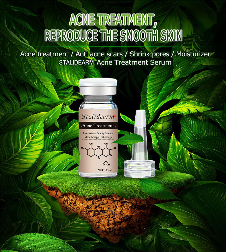 Herbal Pimple Removal Serum Dermal Microneedling Serum For Acne Scars