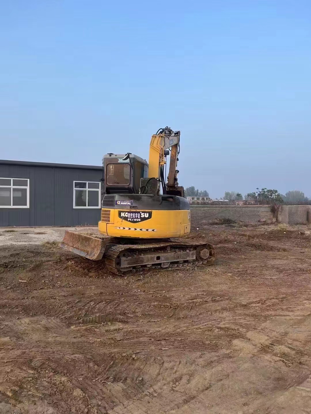 Second Hand 2019 Komatsu 78 US Mini Excavator Operating Weight 7190kg Fuel Design
