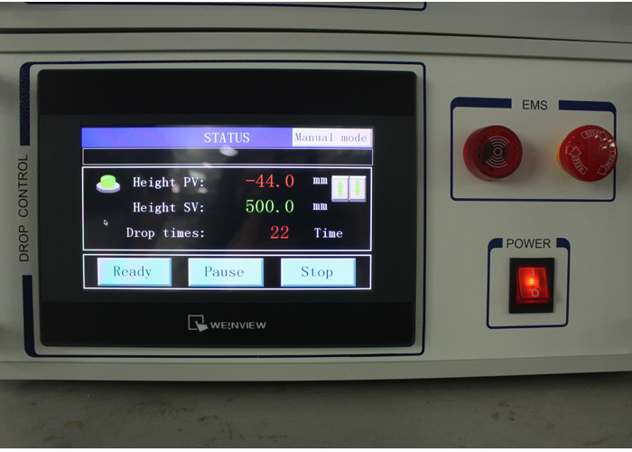 High Capacity 500kg Payload Packaging Drop Test Machine With Drop Height 1200mm