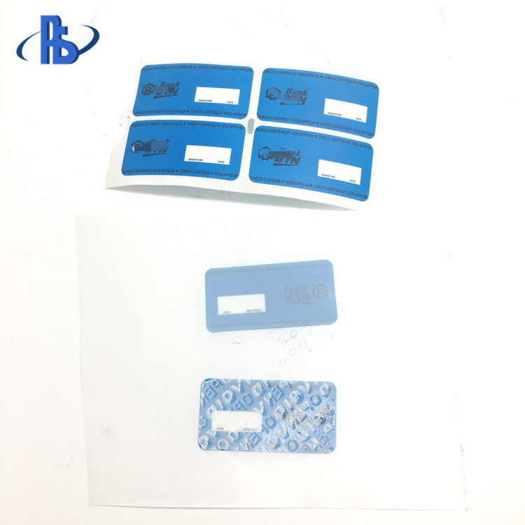 Single Sided VOID Security Labels Customizable For Electronic Industry