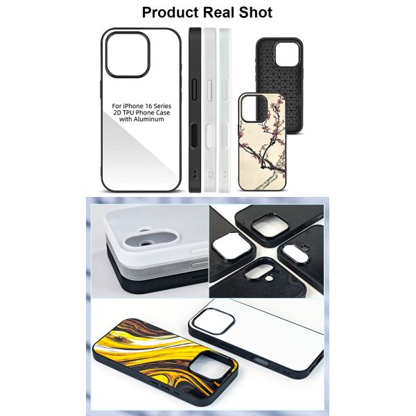Shockproof Sublimation Phone Case Blank Heat Press Cell Phone Case Customized For 15