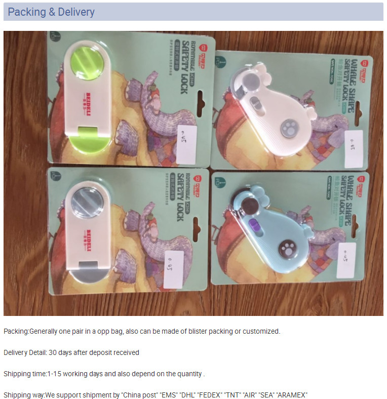 Baby Safety Window Locks Lovely Soft Slide Plastic Child Protection