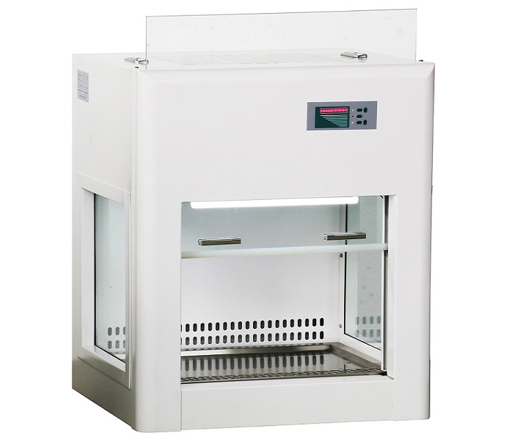 Vertical Airflow Mini Laminar Flow Cabinet for 10kg Work Surface Bearing and HEPA Filter