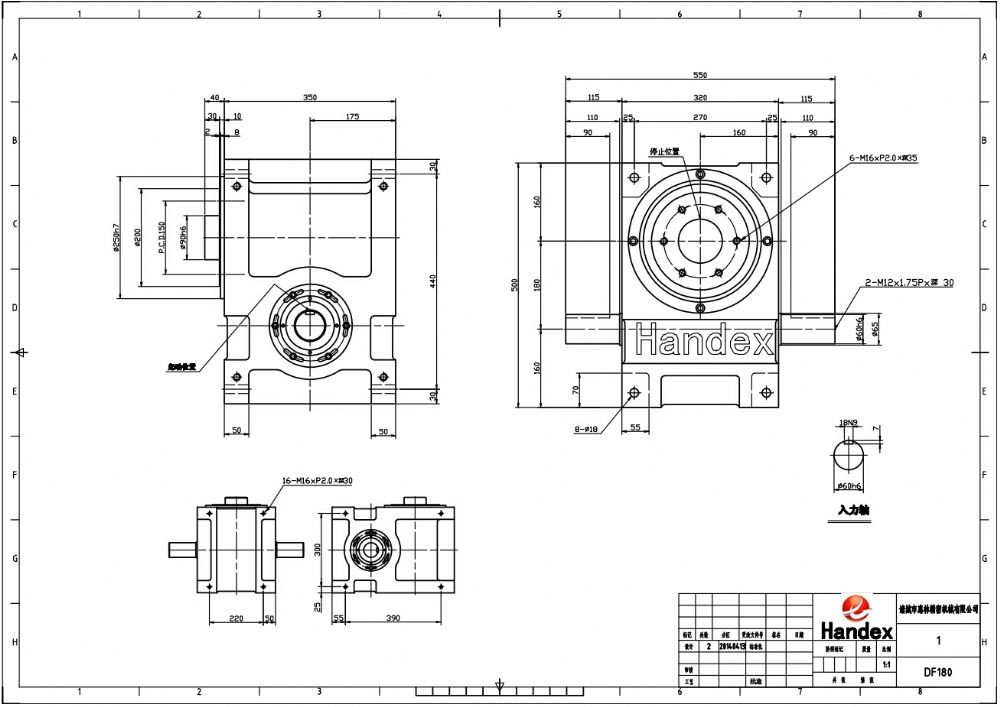 DF Model Cam Indexer For Automation Equipment 180 Flange With Video Outgoing-Inspection