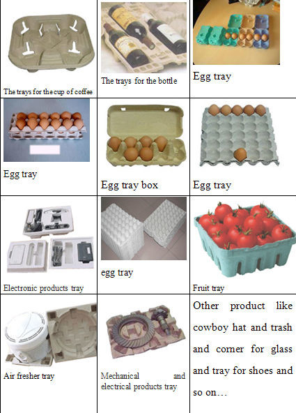 Paper Pulp Molding Machine For Wine Bottle And Coffee Cup Paper Tray Making