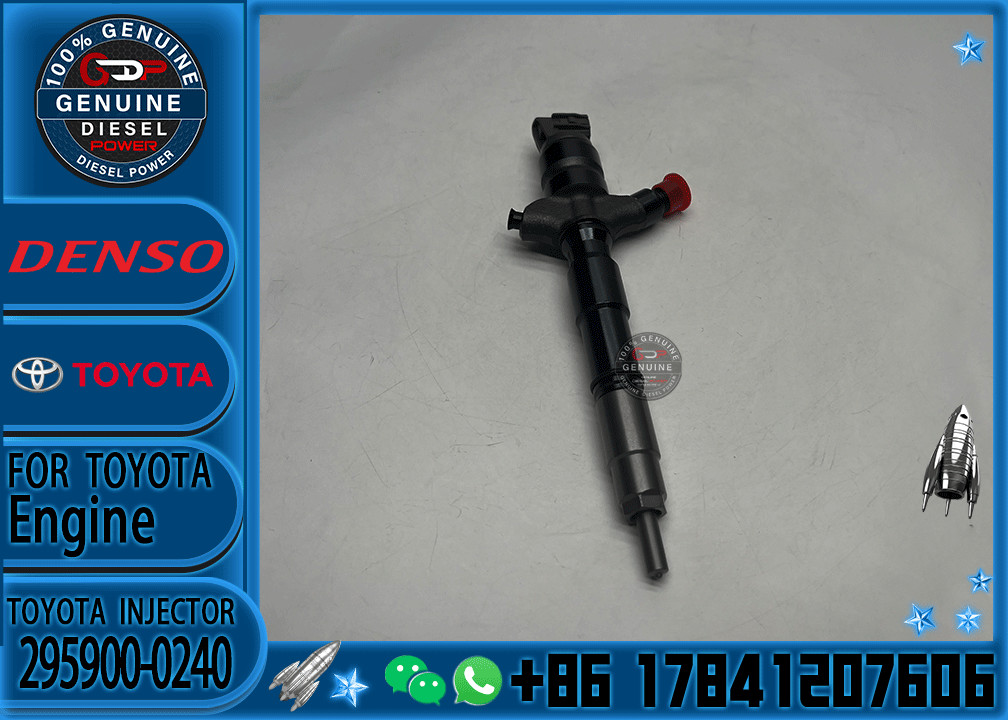 Common Rail Fuel Injector 23670-39455 295900-0240 For TOYOTA Hilux 1KD