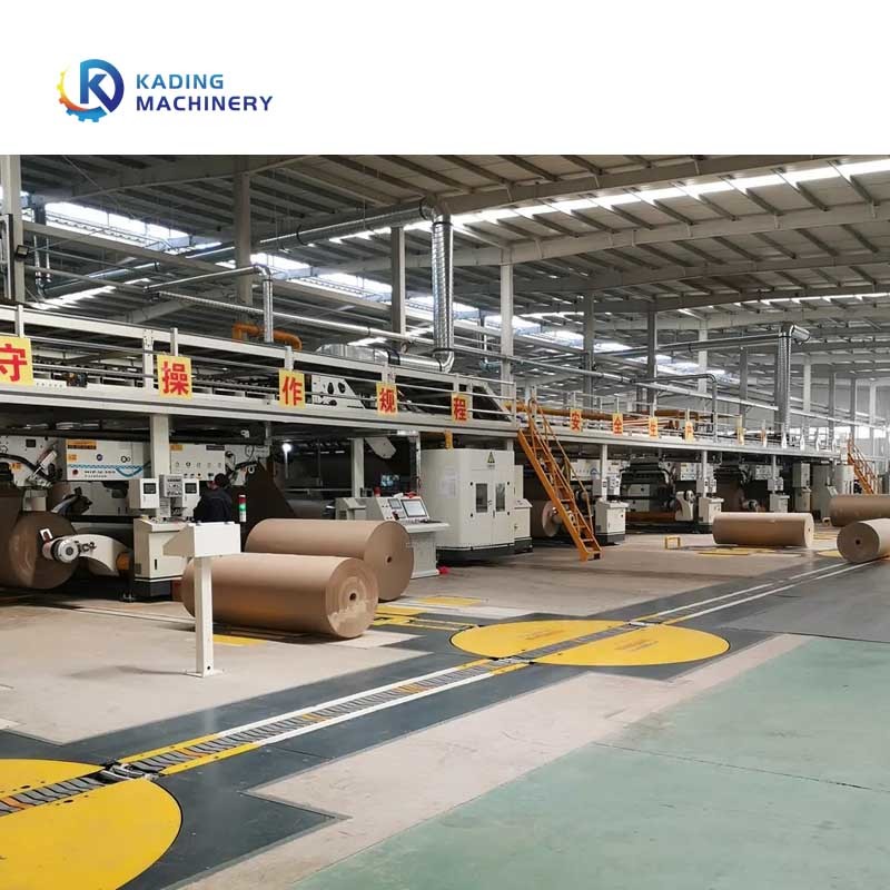 Multiple Layers Cardboard Production Line High Speed 1800mm Paper Width