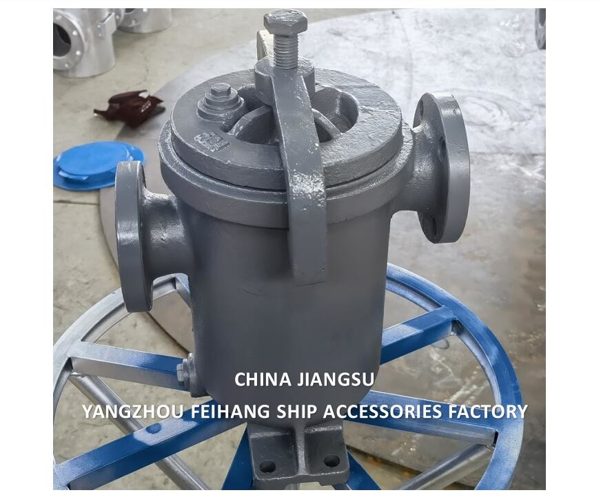 Marine Simplex Fuel Strainer JIS F7209 5K-125A JIS F7209 CAST IRON BODY STAINLESS STEEL FILTER ELEMENT