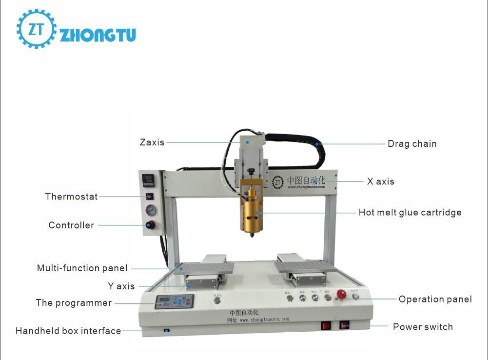 Zt-DJ441-02 LED Automatic Glue Dispenser Machine High Speed Dispenser Machine Automatic for Factory Manufacturer