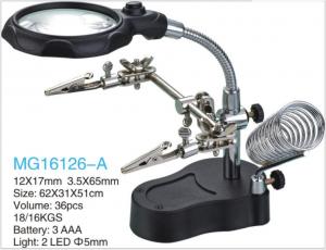 China electric iron bracket with lights  magnifying glass for repair electrical board sculpture etc on sale