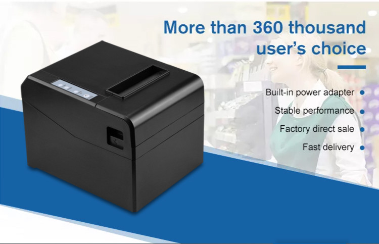 ODM 80mm Android Thermal Printer POS Wifi Receipt Printer ZJ-8330