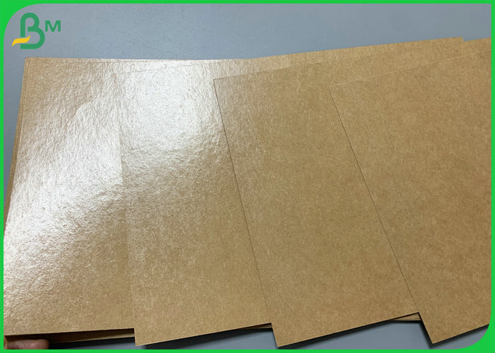 Manufacturer 300gsm Brown Kraft Paper PE Coated For Take Away Lunch Box