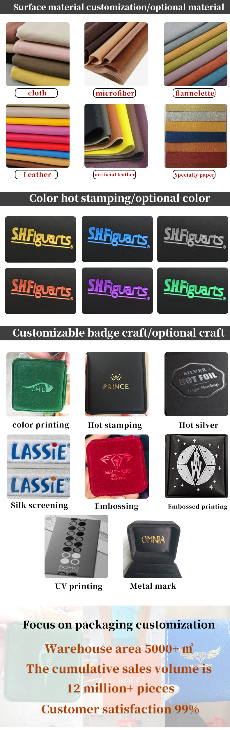 Custom Logo Square Paper Jewelry Box Packaging Luxury Style For Necklace