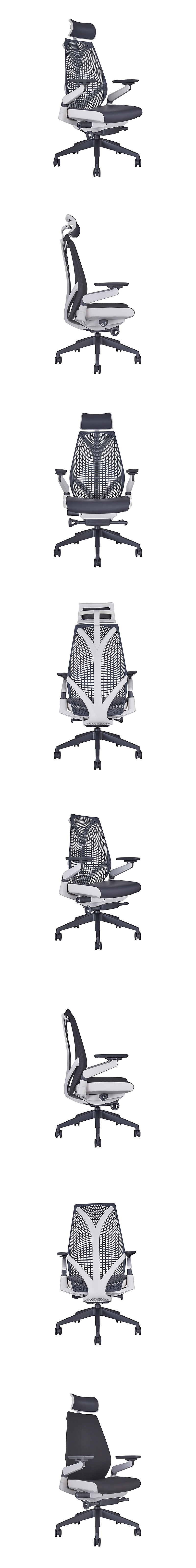 Adjustable Spine Protection Computer Home Rotating Office Chair for Gaming and Office