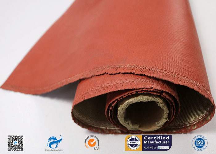 260 ℃ Heat Resistant Insulation Silicone Coated High Silica Fabric