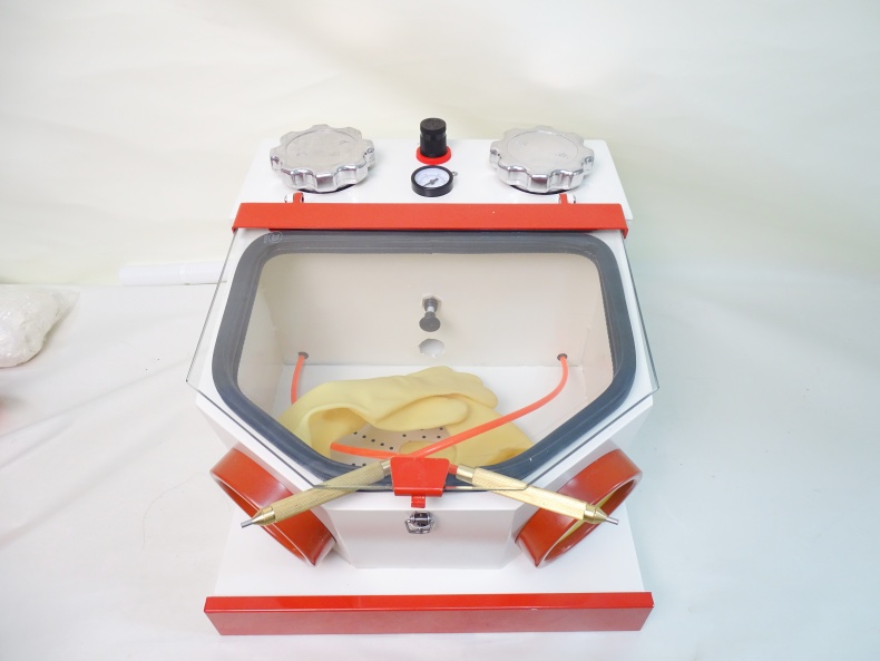 Two Pen Dental Polishing Sanblaster Oral Cleaning Dental Sandblaster With Cabinet