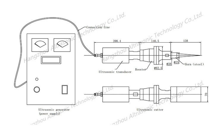 CE 20khz 2000w Ultrasonic Cutting Equipment For Rubber