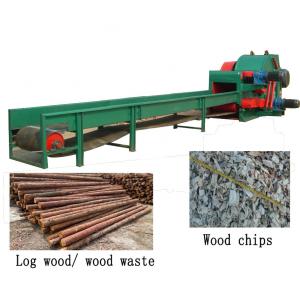 Buy cheap Big Log Waste Wood Chipper Shredder With 6 Meter Auto Feeding Conveyor product