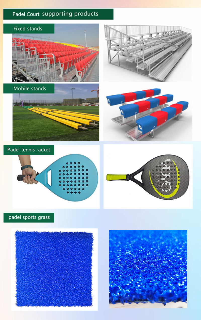 Padel Sports Padel Court Outdoor Equipment Panoramic Platform Tennis Court