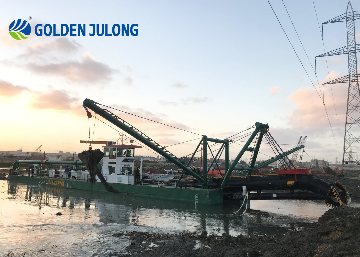 JLCSD650 Large Split Structure Cutter Suction Dredger For Sale Dredging Equipment