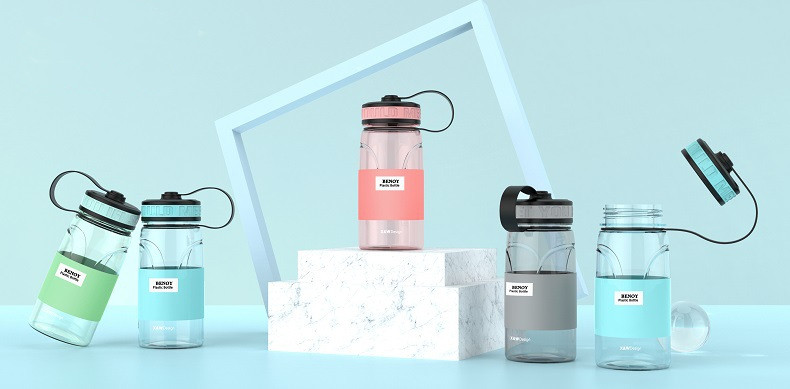 Tritan 1 Litre Gym Water Bottle 2l Water Bottle Bpa Free Wide Mouth