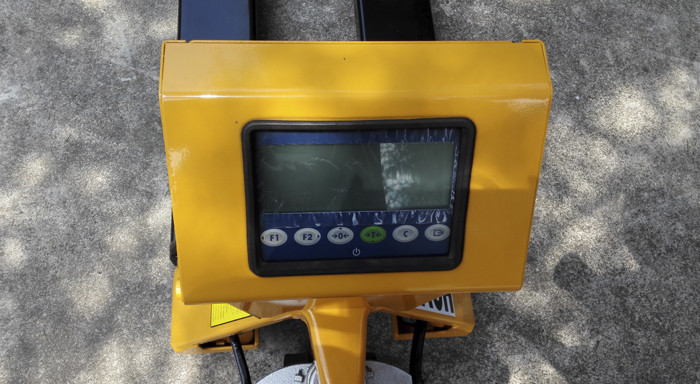 Warehousing Mobile Pallet Truck With Scale High Strength Frame 1150mm​ Fork Length