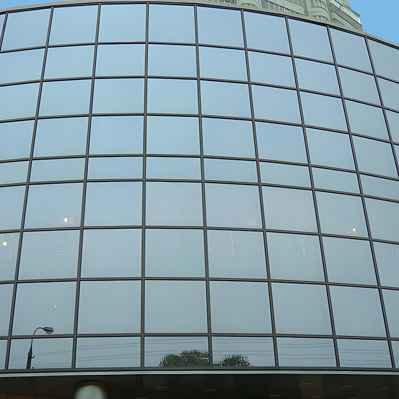 Building Frame Curtain Wall Customized Size Structurally Glazed Curtain Wall