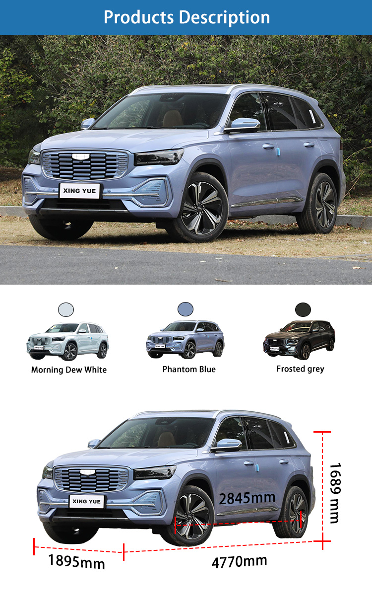 1.5T Hybrid Used SUV Cars Electric New Energy Vehicle Geely UNI-K