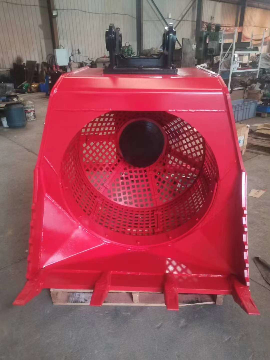Low Noise Excavator Grapple Bucket 6-40ton Excavator Screen Bucket With Waterproof Motor