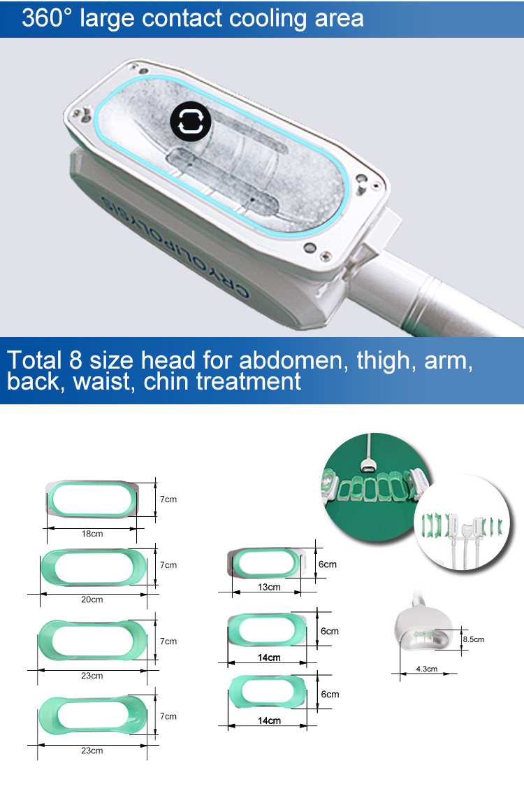 Best 360 Fat Freezing Cryolipolisis Slimming Machine For Salon Personal Care