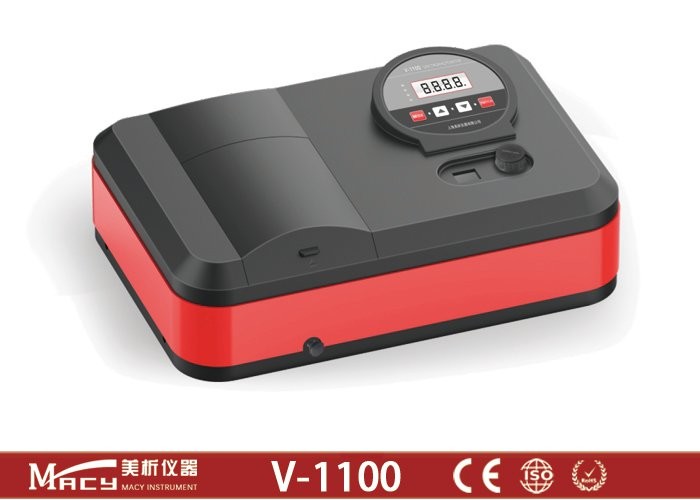Digital Display Visible Spectrophotometer Lab Auto V-1100