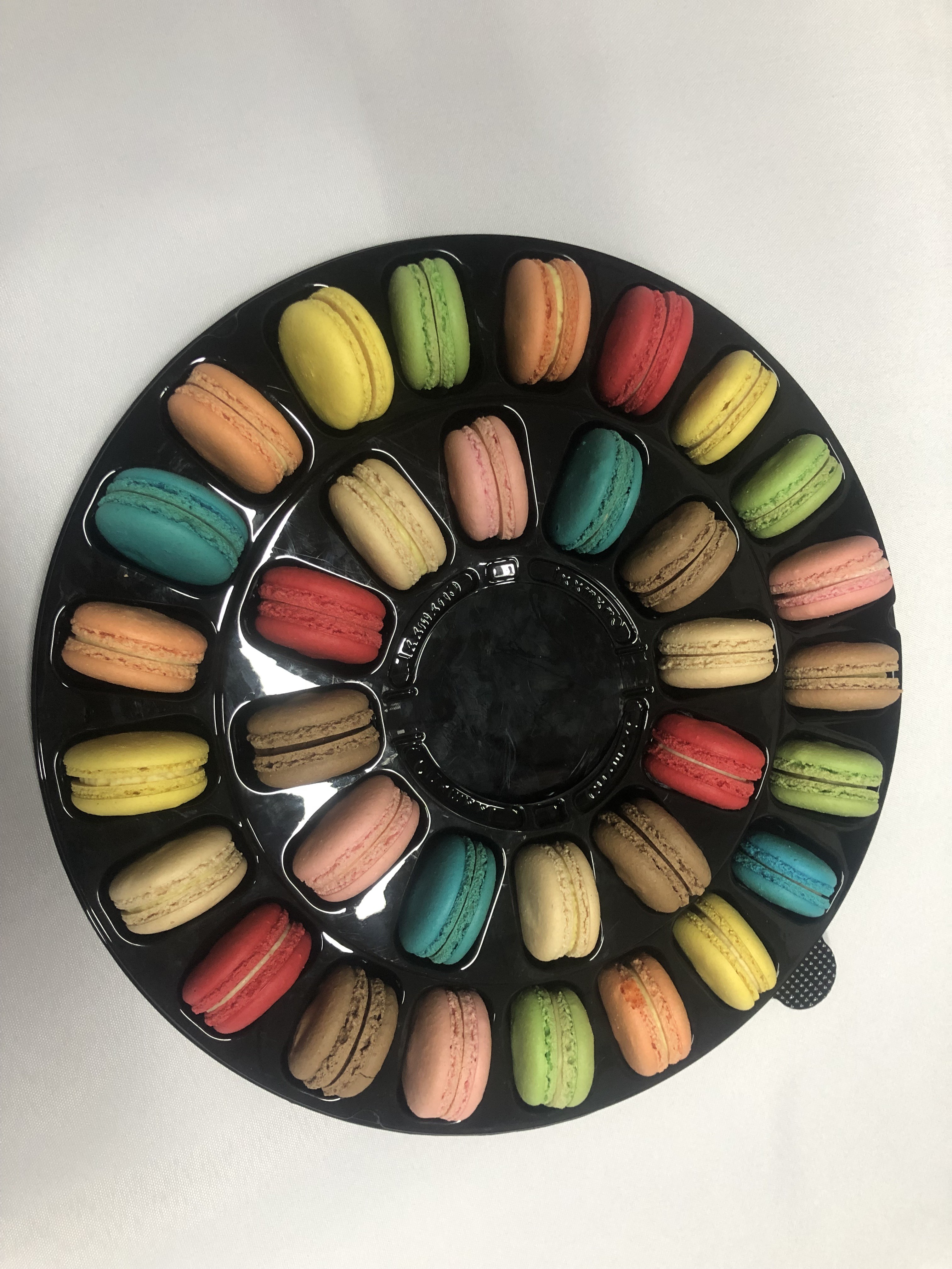 1mm PET One Dozen Macaron Gift Boxes Clamshell Plastic Cookie Tray Packaging