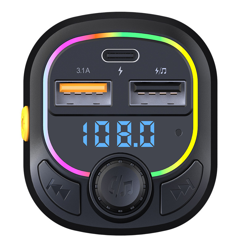 Hot Sale Colorful Lights Usb Car Mp3 Player 200W 1000W Car Inverter Car Power Inverter Dc 12V To 110V Ac Converter