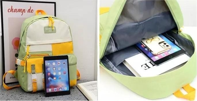 Canvas Backpack School Bag Sets Waterproof Travel Teenagers Backpacks