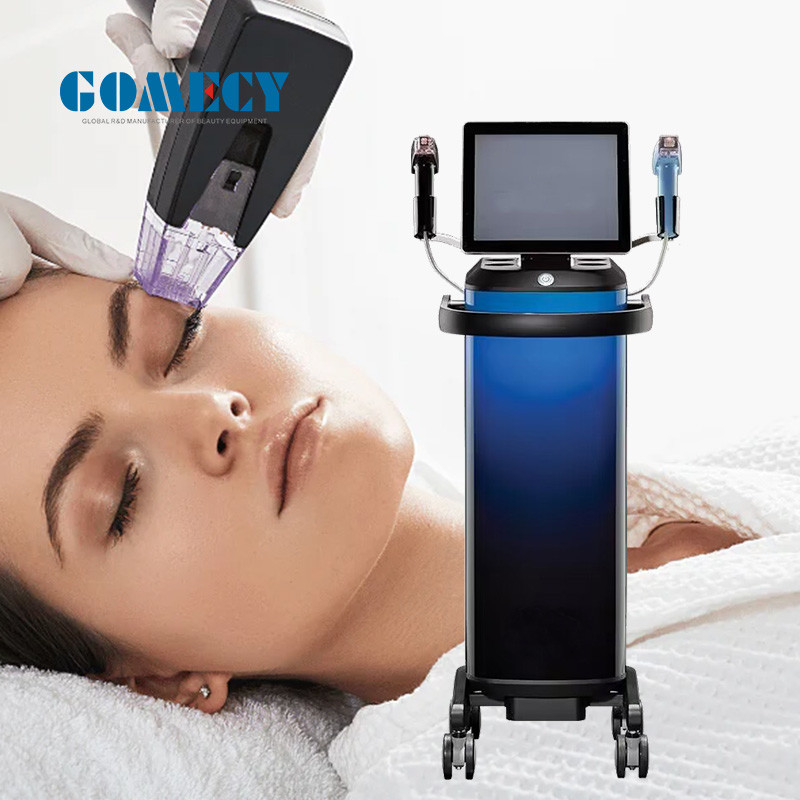 GOMECY 2-Handle Morpheus 8 RF Skin Tightening Machine Radio Frequency for Skin Rejuvenation Lightening Beauty